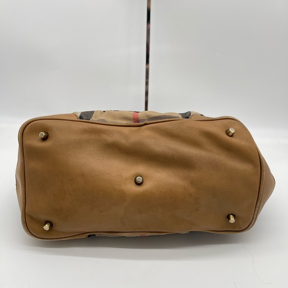 Burberry Signature Logo Satchel Handbag - Picture 6 of 16